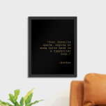 Create Your Own Personalised Custom Quote Poster<br><div class="desc">Create your own custom quote poster. Add your personalised text in a classic typewriter font.</div>