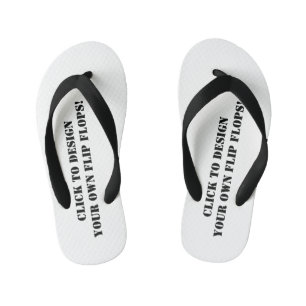 Create Your Own Personalised Customised Kid's Jandals