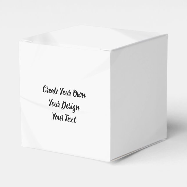 Create Your Own Personalised Favour Box (Front Side)