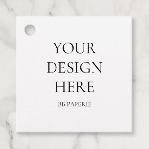 Create Your Own Personalised Favour Tags