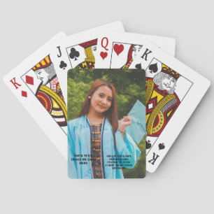 Create Your Own Personalised Graduation Keepsake Playing Cards