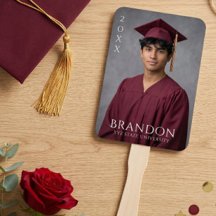 Create Your Own Personalised Graduation Photo Hand Fan