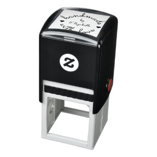 Create Your Own Personalised Handmade with Love Self-inking Stamp