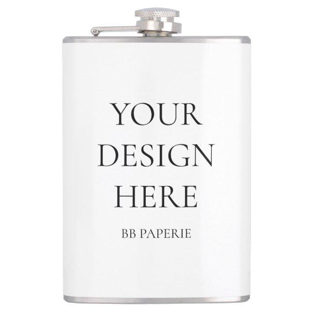 Create Your Own Personalised Hip Flask (Front)