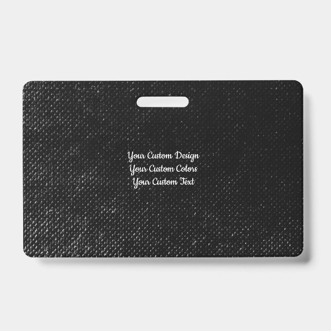 Create Your Own Personalised ID Badge (Front)