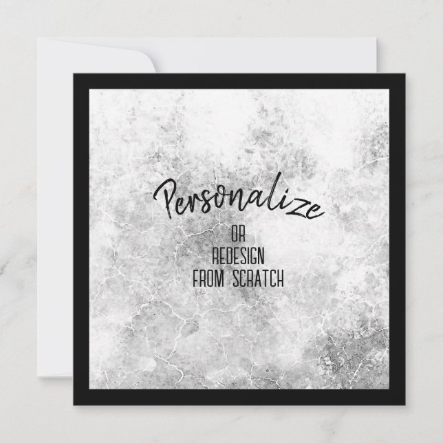 Create Your Own Personalised Invitation (Front)