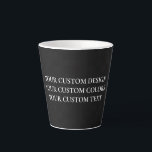 Create Your Own Personalised Latte Mug<br><div class="desc">Customise this product by adding your own images and text and choosing your favourite fonts and colours. Visit Aviary Art on Zazzle to view our entire collection of easy to personalise,  high quality products!</div>
