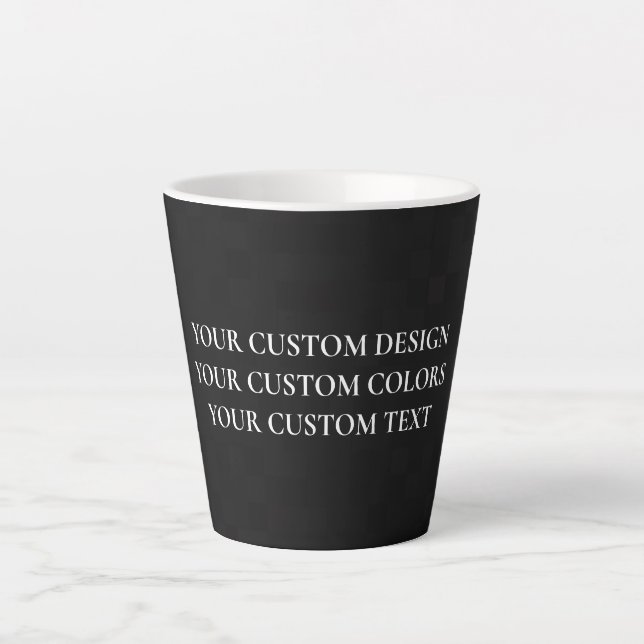 Create Your Own Personalised Latte Mug (Front)