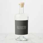 Create Your Own Personalised Liquor Bottle Label<br><div class="desc">Customise this product by adding your own images and text and choosing your favourite fonts and colours. Visit Aviary Art on Zazzle to view our entire collection of easy to personalise,  high quality products!</div>