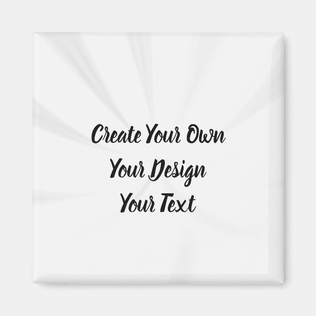 Create Your Own Personalised Magnet (Front)