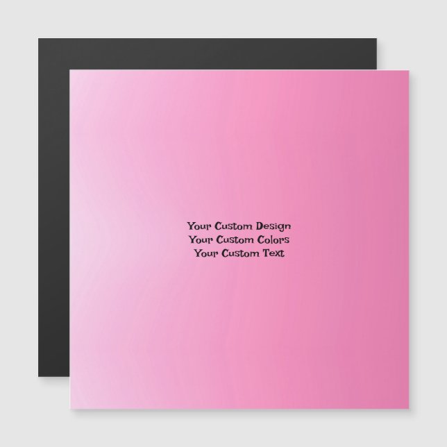 Create Your Own Personalised Magnetic Card (Front/Back)