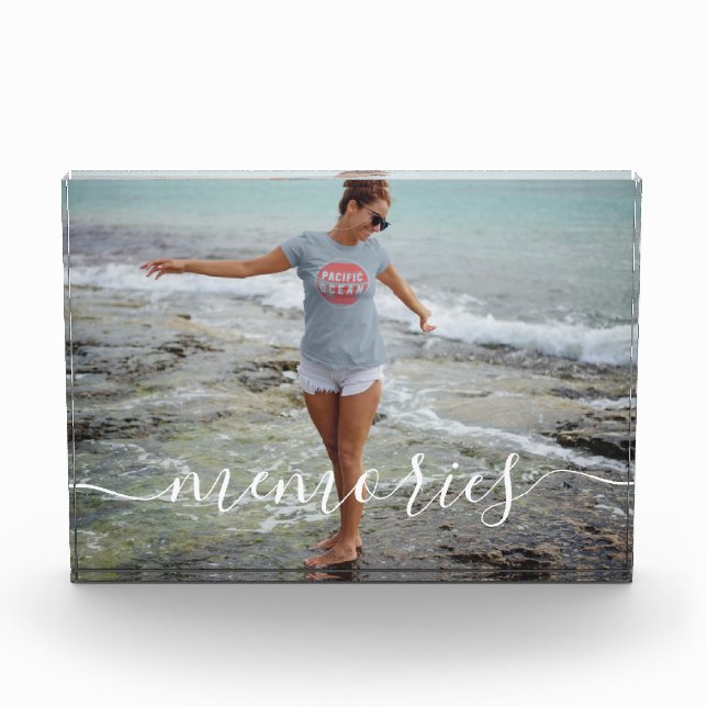 Create Your Own Personalised Memories Photo Block (Front)