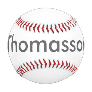 Create Your Own Personalised Minimalist Monogram Baseball