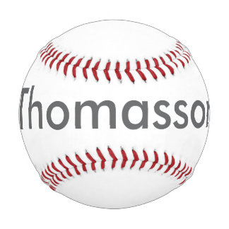 Create Your Own Personalised Minimalist Monogram Baseball