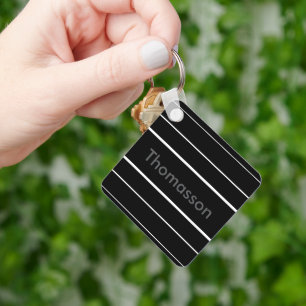 Create Your Own Personalised Minimalist Monogram Key Ring