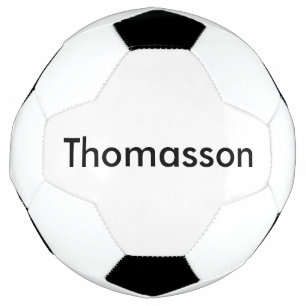 Create Your Own Personalised Minimalist Monogram Soccer Ball