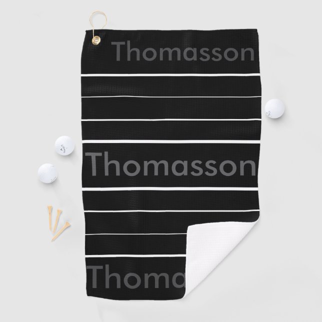 Create Your Own Personalised Monogram Golf Towel (InSitu)