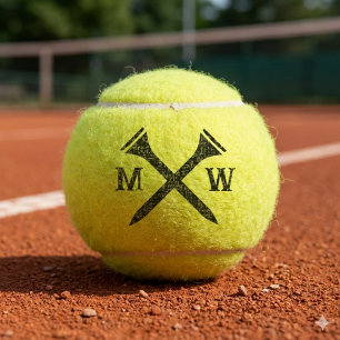 Create Your Own Personalised Monogram  Tennis Balls