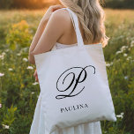 Create Your Own Personalised Monogram Tote Bag<br><div class="desc">Personalise this tote bag with your name or text. For more advanced customisation of this design,  Please click the "Customise" button above!</div>