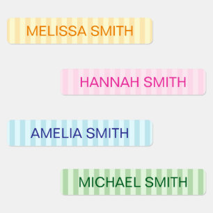 Create Your Own Personalised Name Colour Coded