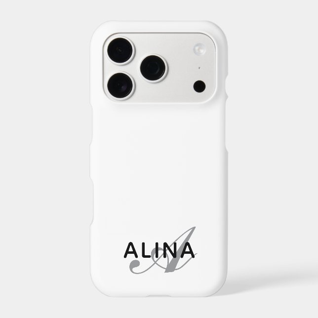 Create Your Own Personalised Name Monogram Slim (Back)