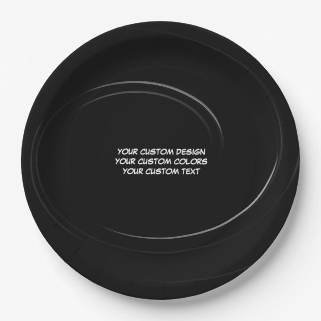 Create Your Own Personalised Paper Plate (Front)