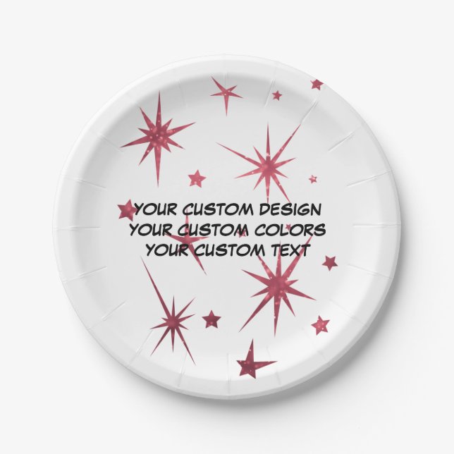 Create Your Own Personalised Paper Plate (Front)