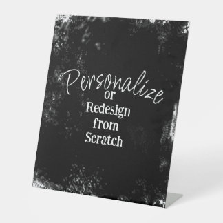 Create Your Own Personalised Pedestal Sign