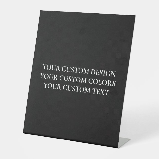 Create Your Own Personalised Pedestal Sign (Front)