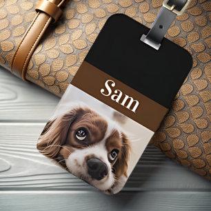 Create Your Own Personalised Pet Photo Dog  Luggage Tag