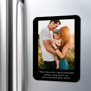 Create Your Own Personalised Photo and Quote Magnet