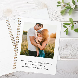 Create Your Own Personalised Photo and Quote Planner
