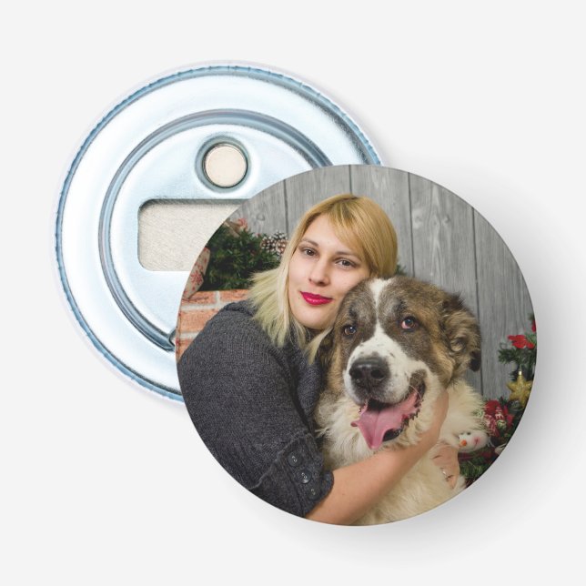 Create Your Own Personalised Photo Bottle Opener (Front)