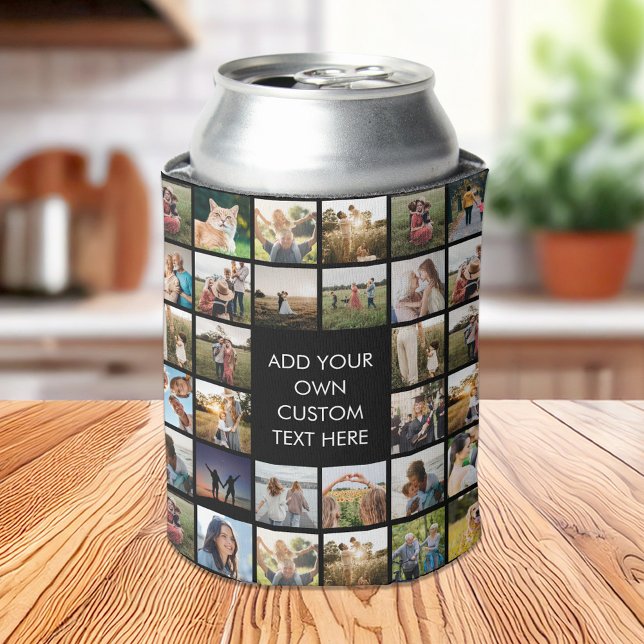 Create Your Own Personalised Photo Collage Can Cooler (Creator Uploaded)