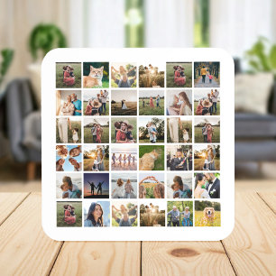 Create Your Own Personalised Photo Collage Coaster