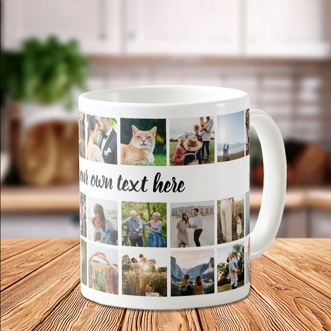 Create Your Own Personalised Photo Collage Coffee Mug (Creator Uploaded)