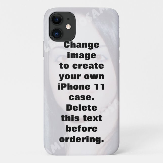 Create your own personalised photo iPhone 11 case (Back)
