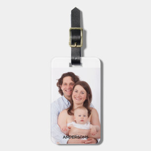 Create Your Own Personalised Photo Luggage Tag