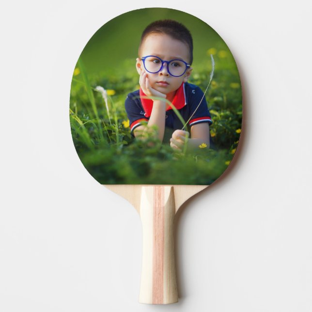 Create Your Own Personalised Photo Ping Pong Paddle (Front)