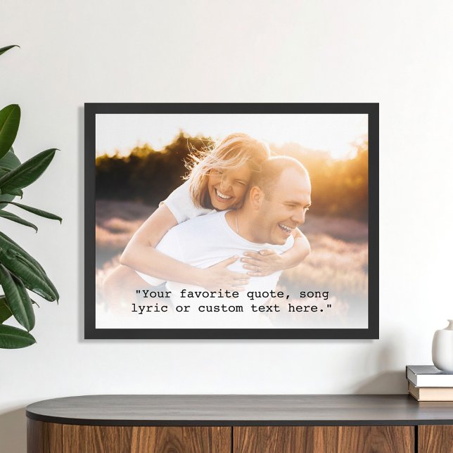 Create Your Own Personalised Photo Quote Poster (Creator Uploaded)