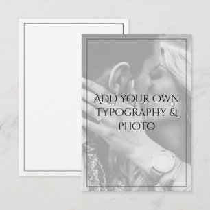 Create Your Own Personalised Photo Save the Date