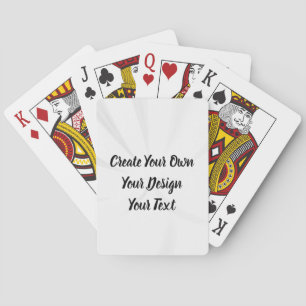 Create Your Own Personalised Playing Cards