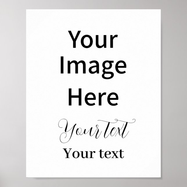 Create Your Own Personalised Print Custom (Front)