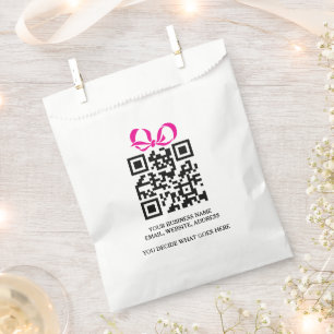 Create Your Own Personalised QR Code Business Favour Bags