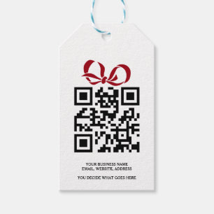 Create Your Own Personalised QR Code Business Gift Tags