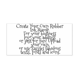 Create Your Own Personalised  Self-inking Stamp