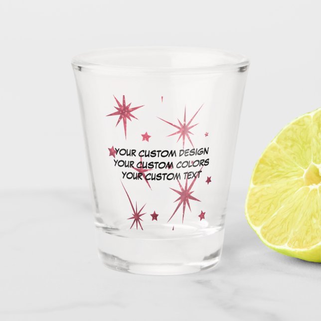 Create Your Own Personalised Shot Glass (Front)