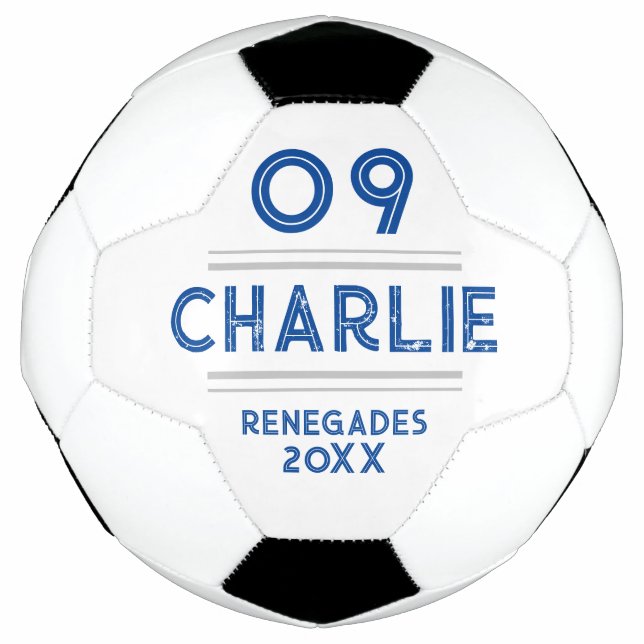 Create Your Own Personalised Soccer Ball (Front)