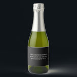 Create Your Own Personalised Sparkling Wine Label<br><div class="desc">Customise this product by adding your own images and text and choosing your favourite fonts and colours. Visit Aviary Art on Zazzle to view our entire collection of easy to personalise,  high quality products!</div>