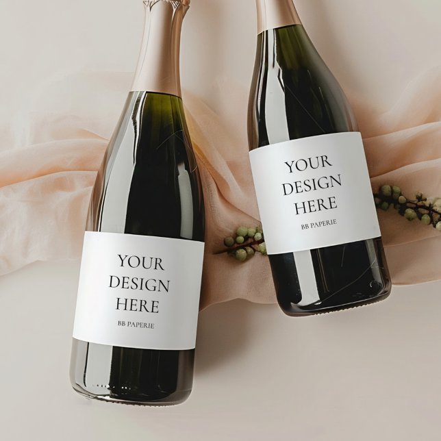 Create Your Own Personalised Sparkling Wine Label (Creator Uploaded)